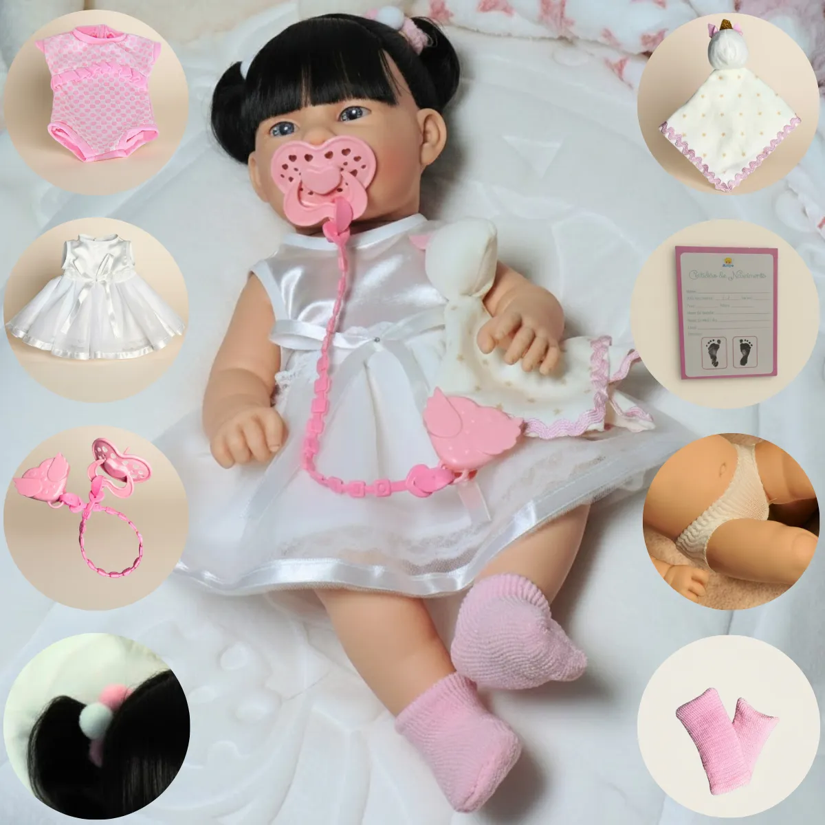 Bebê Reborn menina Mia