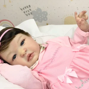 Bebê reborn menina silicone realista