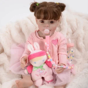 Bebê Reborn Menina Silicone Realista Princesa
