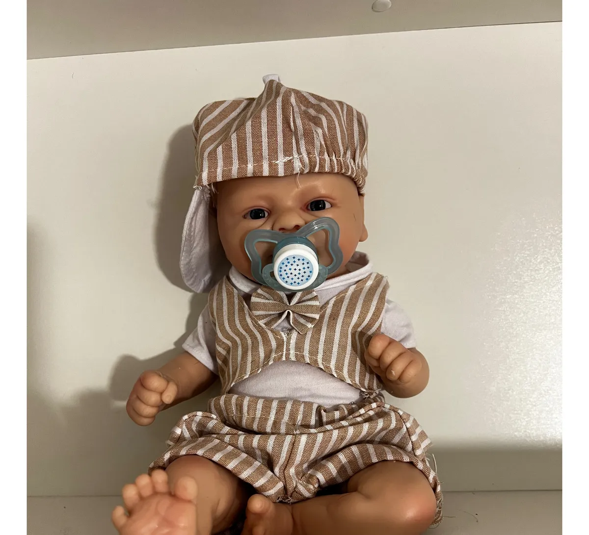 Bebê Reborn Menino de Chupeta