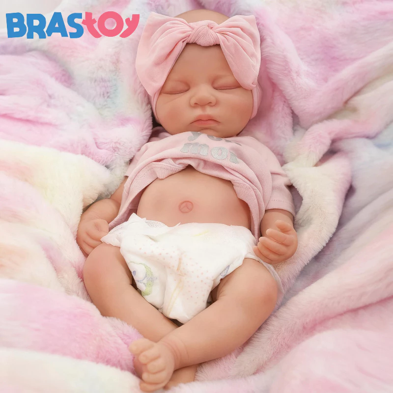 Bebê reborn menina olhos fechados - Imagem 2