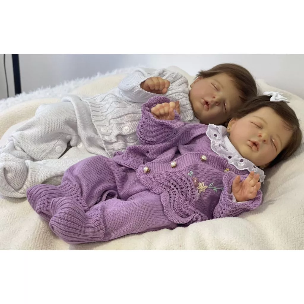 Bebê reborn gêmeos realista - Imagem 2