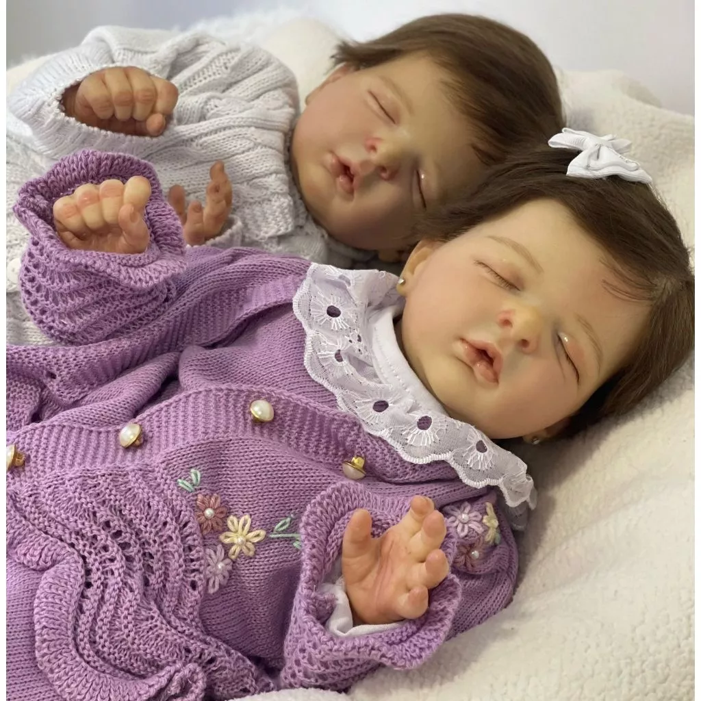 Bebê reborn gêmeos realista